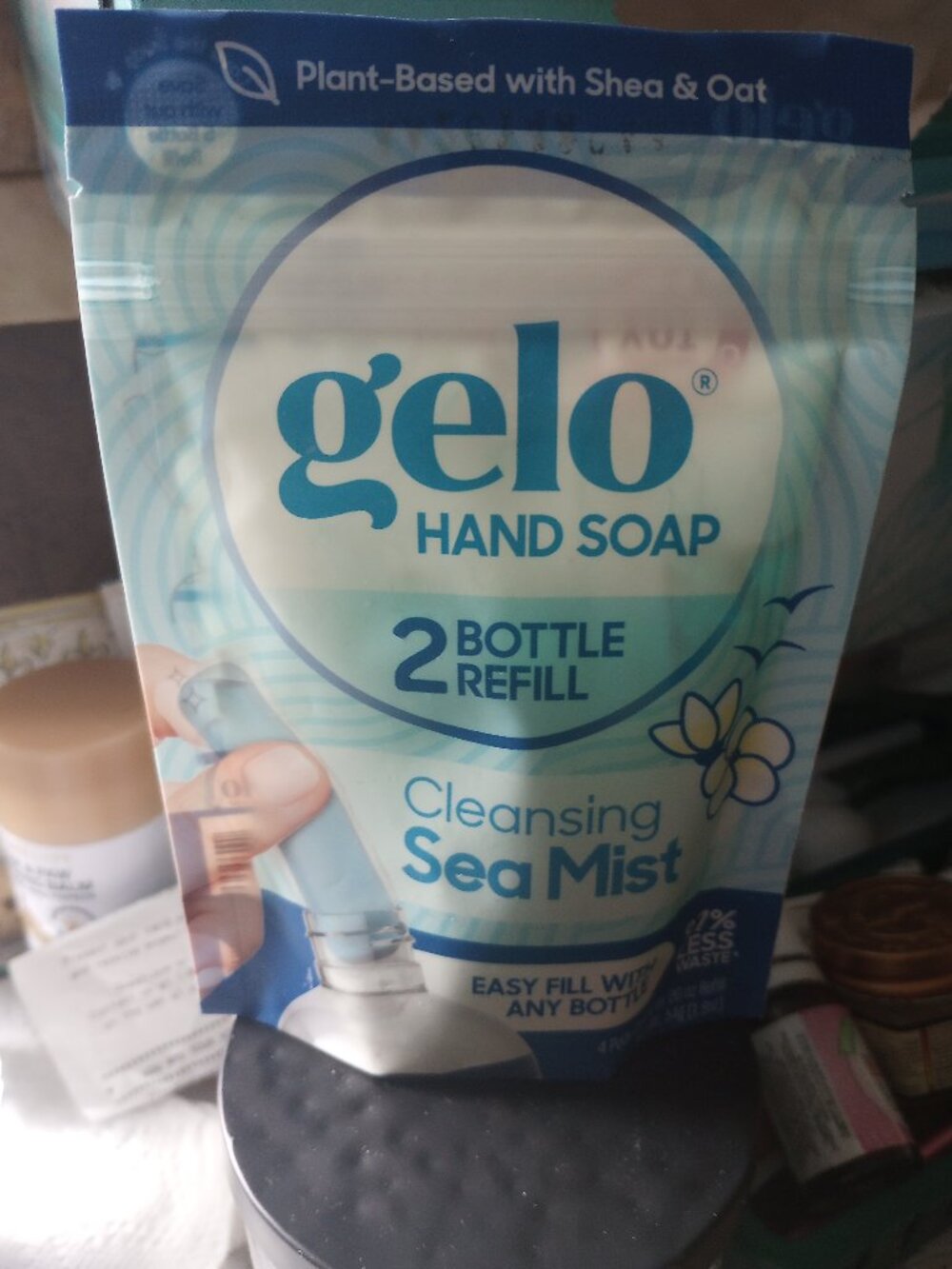 Gelo hand soap pods 4 count fills 2 foaming bottles New sealed!